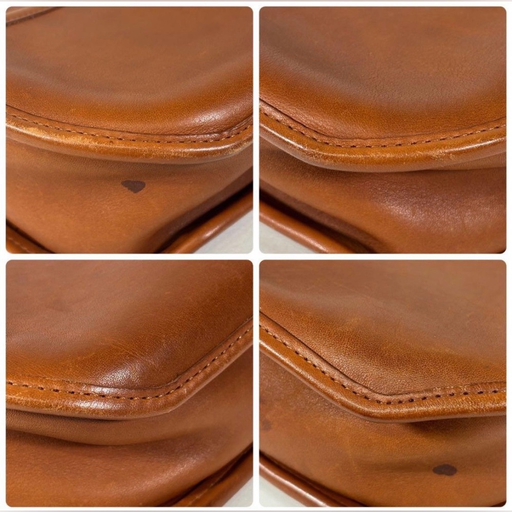 COACH Vintage 1994 Brown Glovetanned Leather Canteen Bag USA Made πΊπΈ - Picture 7 of 16